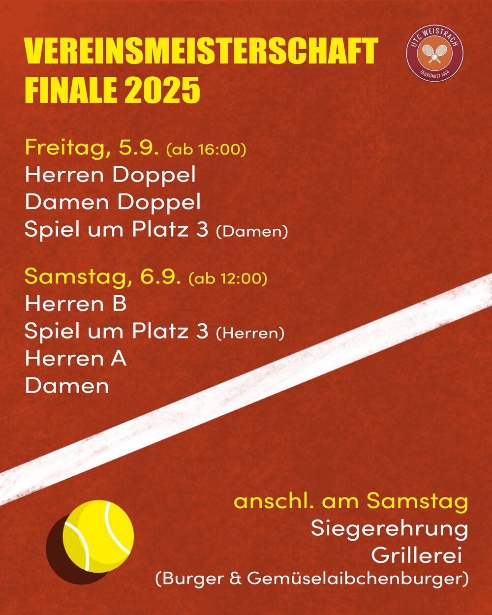 Vereinsmeisterschaft Finalwochenende